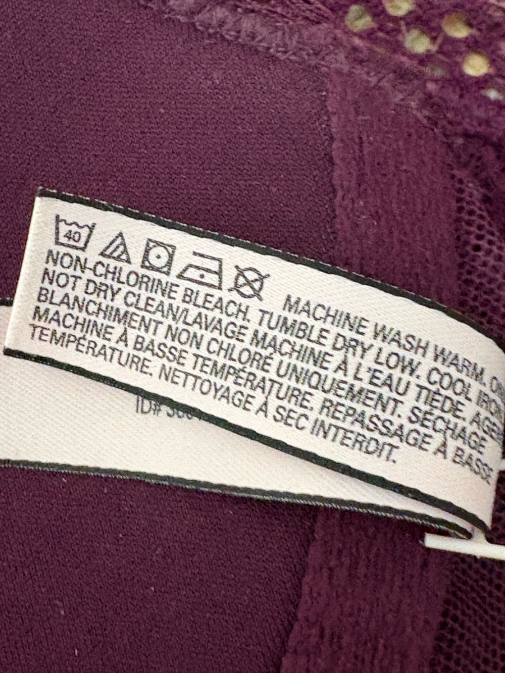 Victoria's Secret Plum Lightly Lined Lace Racerback Bralette | Size M - Picture 8 of 9